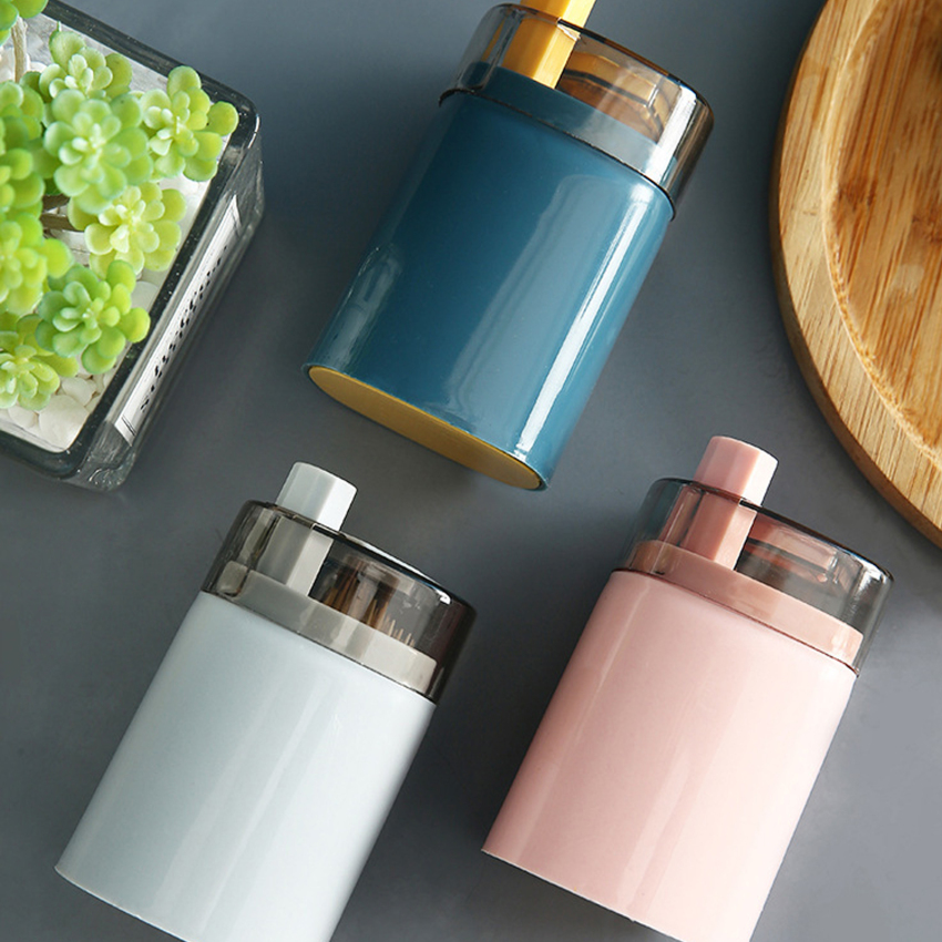 Toothpick box automatic pop-up personalized creative high-end home cotton toothpick tube pressed toothpick bucket