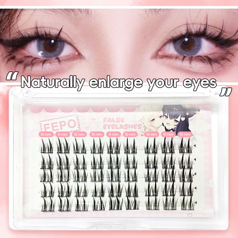 Derf Lông Mi Giả  5 Hàng 3d Dày Tự Nhiên E041