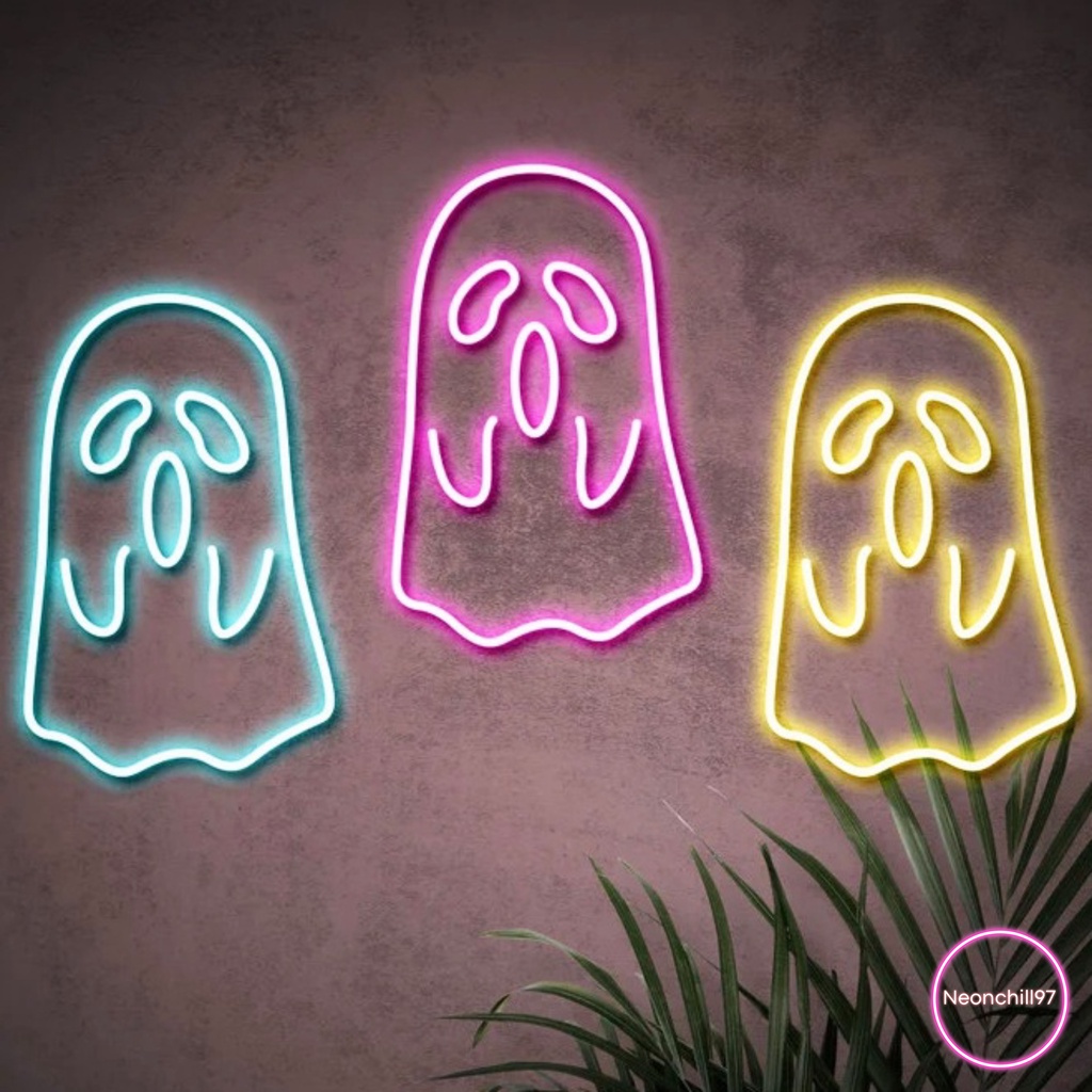 Đèn led neon bóng ma, Neonchill97, 30 x 18 cm, Đèn led neon trang trí