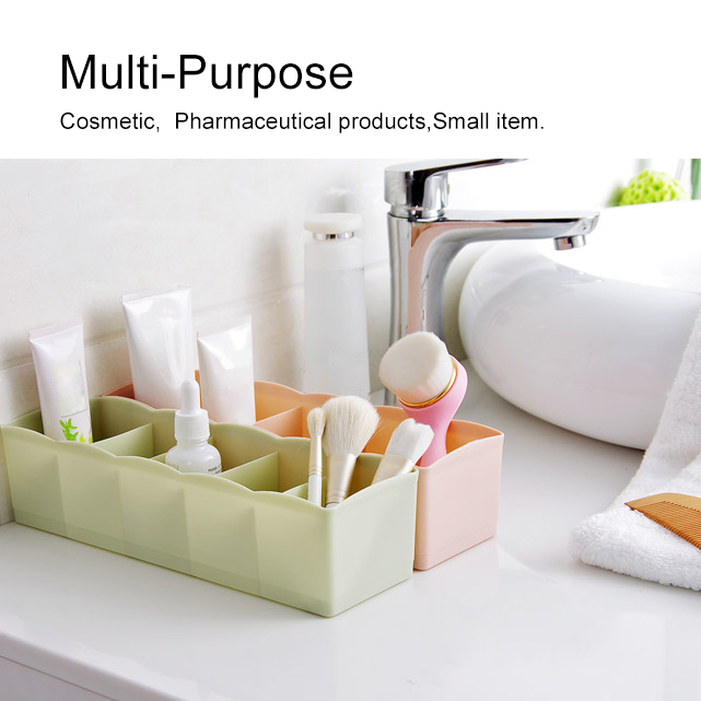 Multi-grids Cosmetics Underwear Socks Holder Storage Box Rack Sundries Organizer