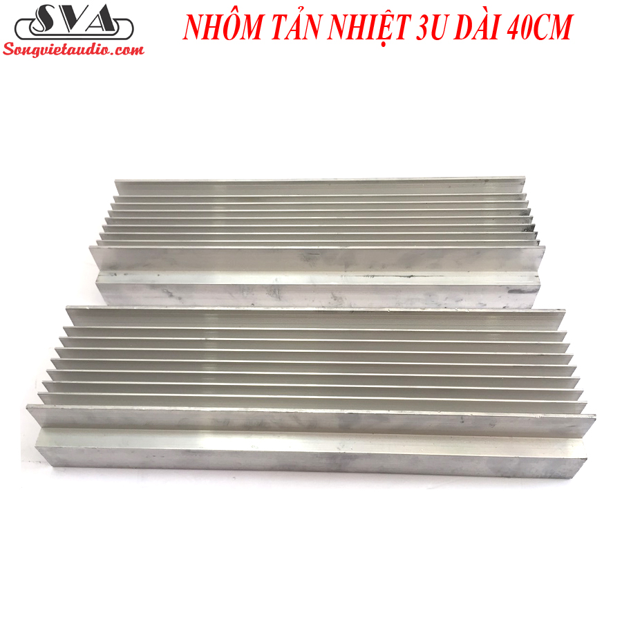 NHÔM TẢN NHIỆT 3U DÀI 40 CM.