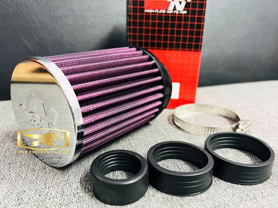 Pô e KN tăng tốc Đít Xi Inox gắn nhiều loại xe máy