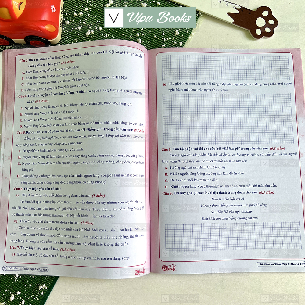 Sách - Đề Kiểm Tra Tiếng Việt Lớp 3 - Học Kì 2