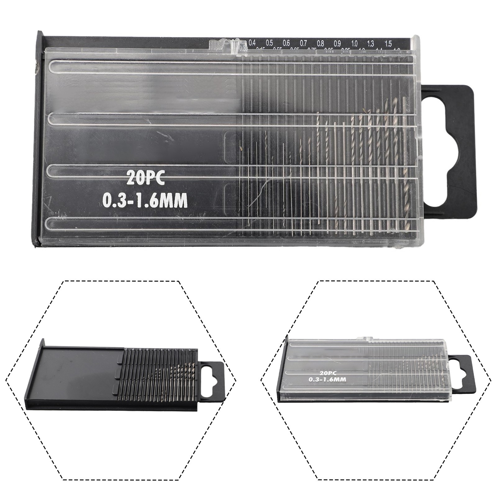 【Homeland】 Multi purpose Micro Drill Bits Perfect for Crafts Model Making and More