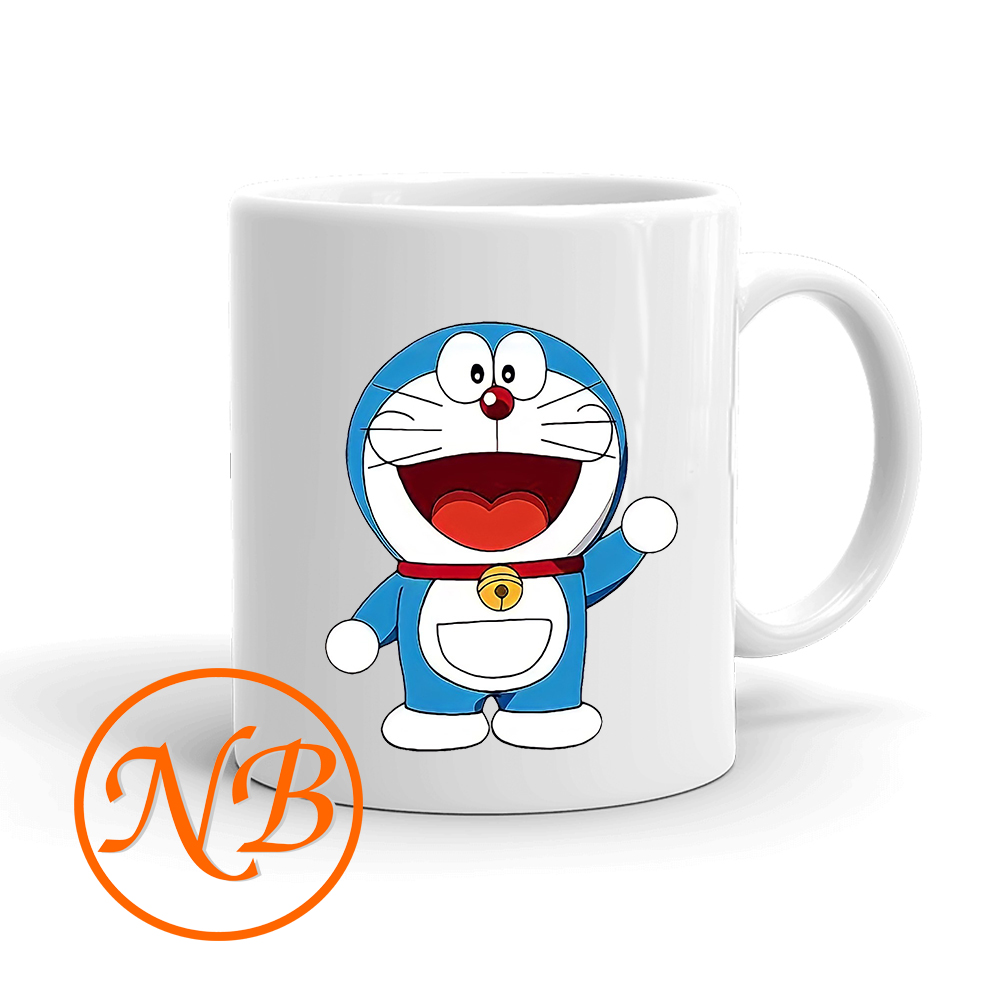 Cốc sứ in hình theo Doraemon