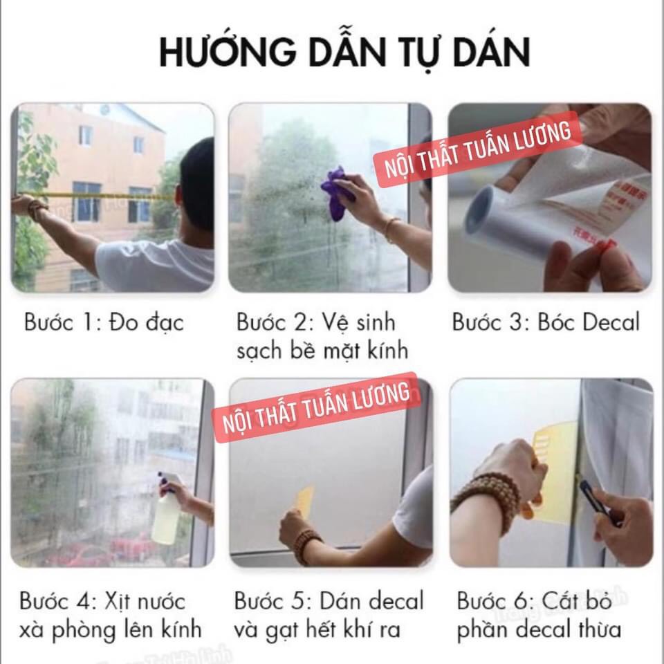 Decal dán kính mờ ( 120cmx50cm)lzd