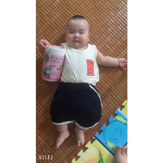 Combo 1 cháo vỡ+1 bột ăn dặm có rau