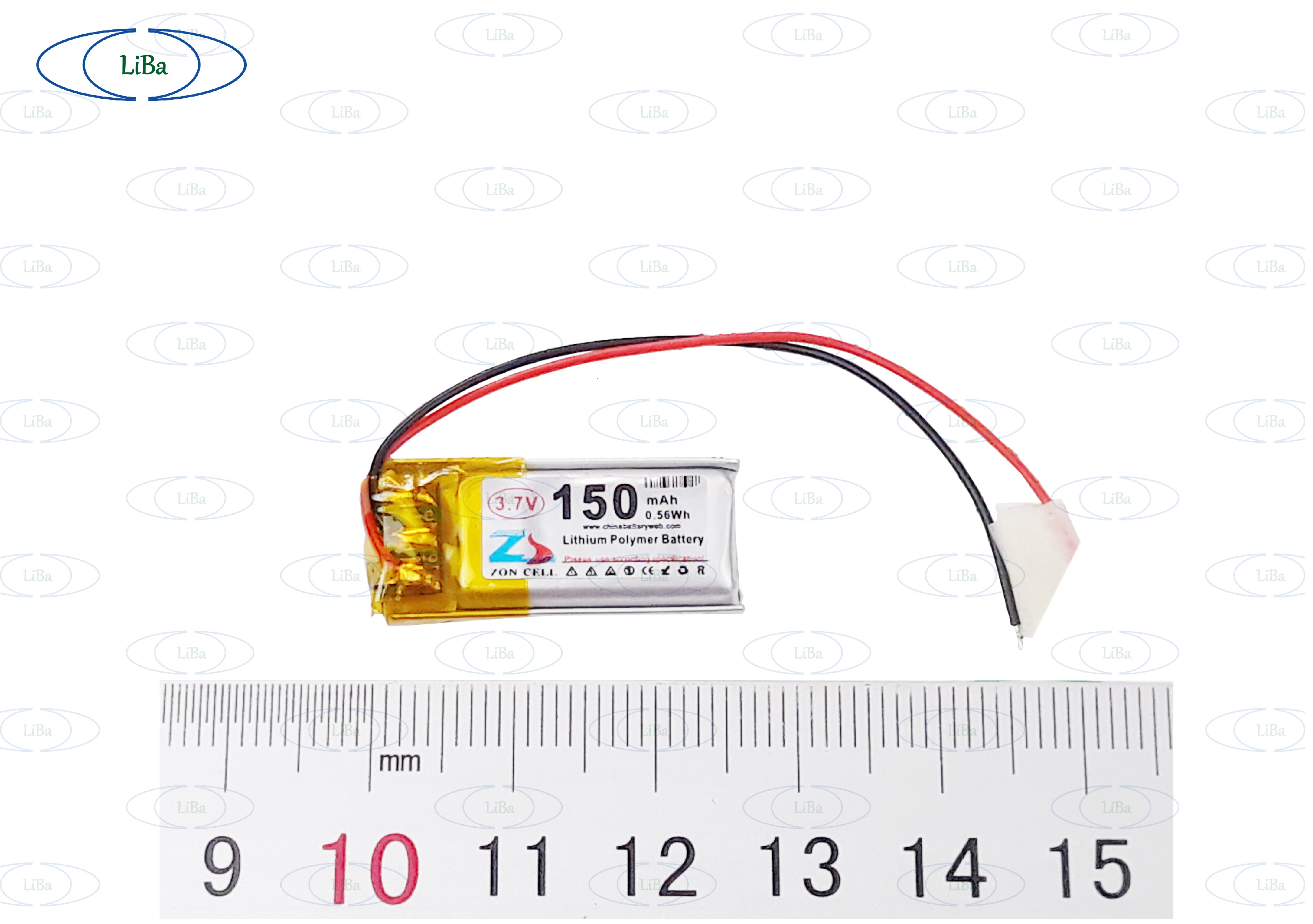 [HCM]Pin Headphone 3.7V 150mAh 5 x 12 x 25 mm _ LiBa