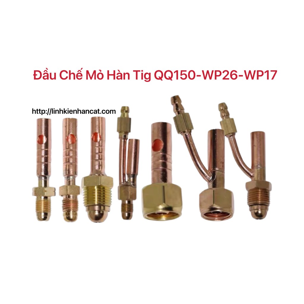 Đầu Chế Mỏ Hàn Tig QQ150 - WP26 - WP17