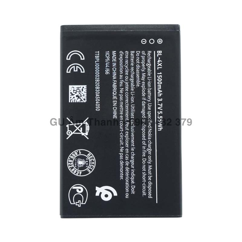 Pin cho nokia 6300 4g ta-1286 dung lượng 1500mah zin máy
