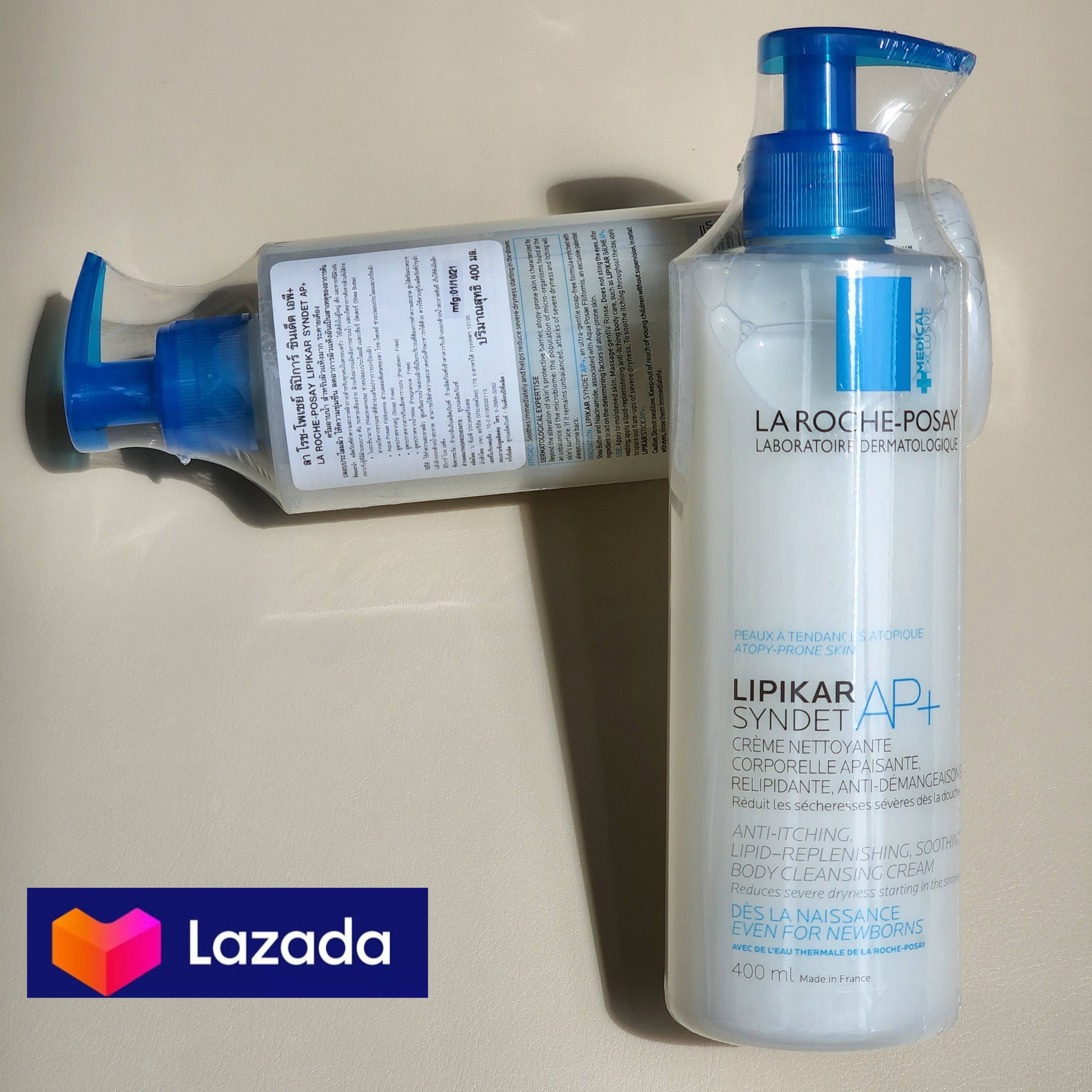 [ส่งฟรี][Exp:08/2024] Laroche posay Lipikar Syndet AP+ ลิปิก้า ซินเดท เอพี+ 400ml. ครีมอาบน้ำสำหรับผิวแห้งมากและแพ้ง่าย (สินค้าพร้อมส่ง)