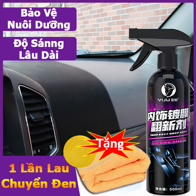 YIJU Chai phục hồi nhựa đen，Dưỡng nhựa nhám，bảo vệ nhựa nhám，dung tích lớn Chai Phục hồi nhựa nhám 500ml