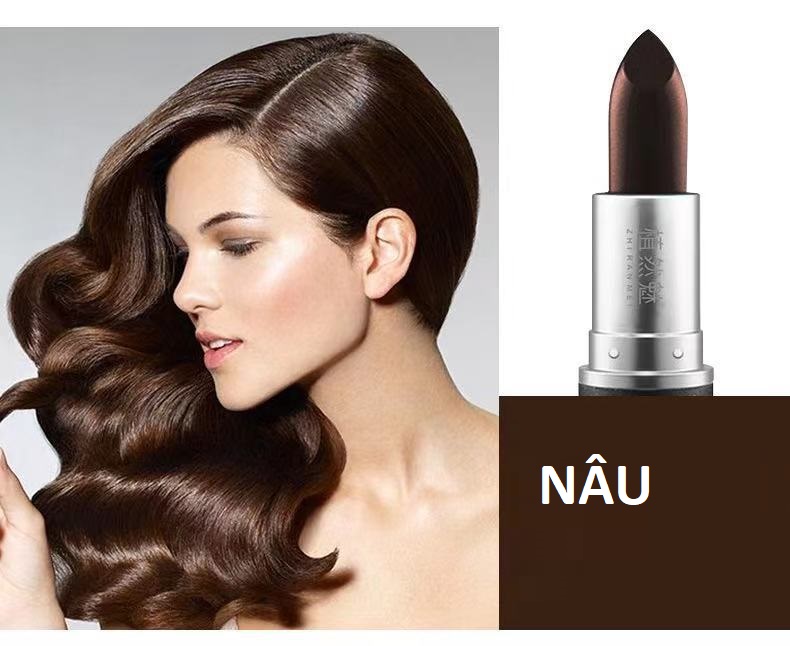 Thỏi Son Nhuộm Phủ Tóc Bạc Tạm Thời Bền Màu