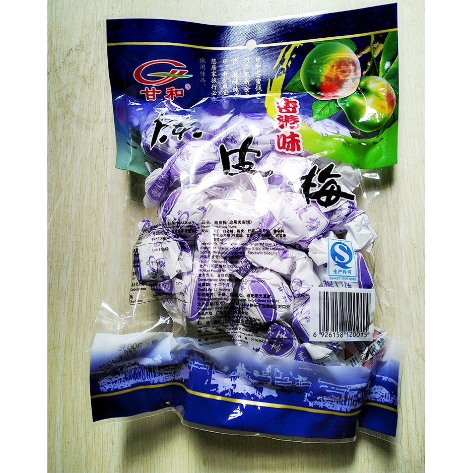 Ô mai mận trần bì 300g ( có hình thật )