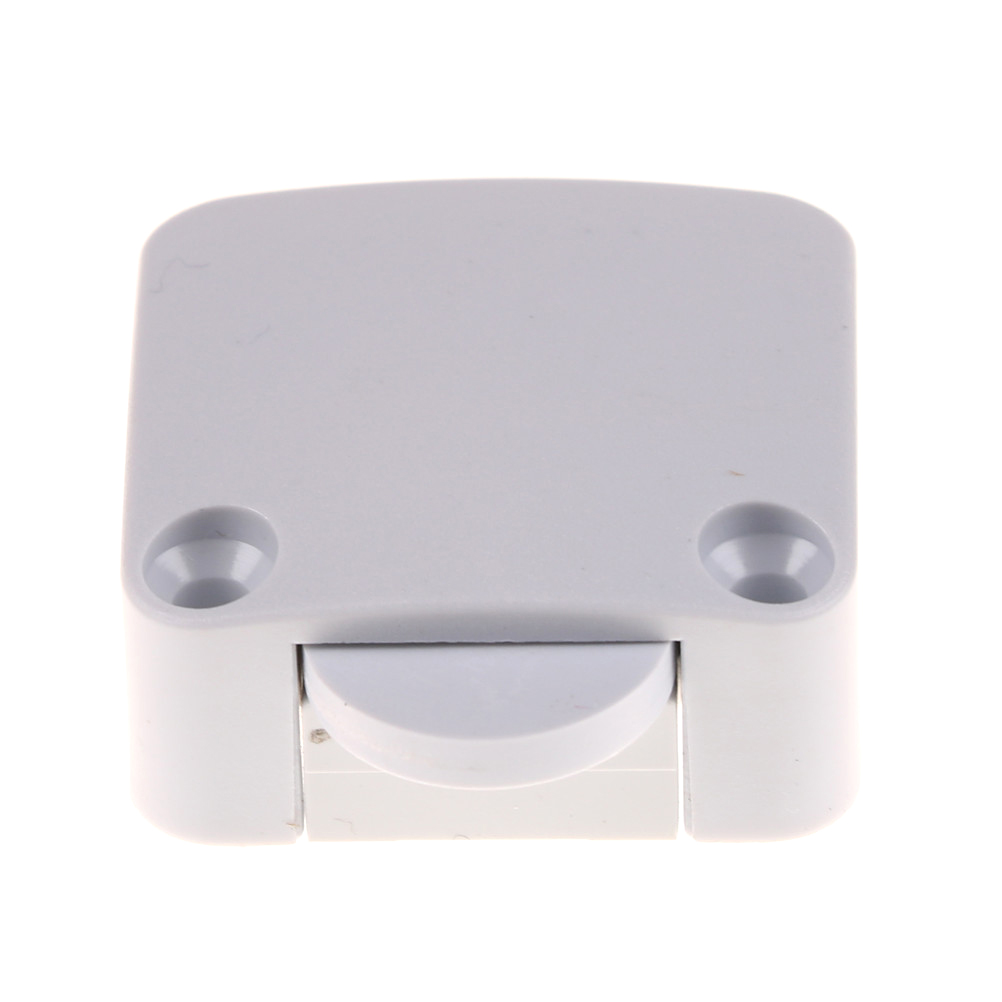 2-Pack 202A Cabinet Light Door Switch – Automatic Push-to-Break Reset Switch For Wardrobe, Cupboard & Closet Lighting – White