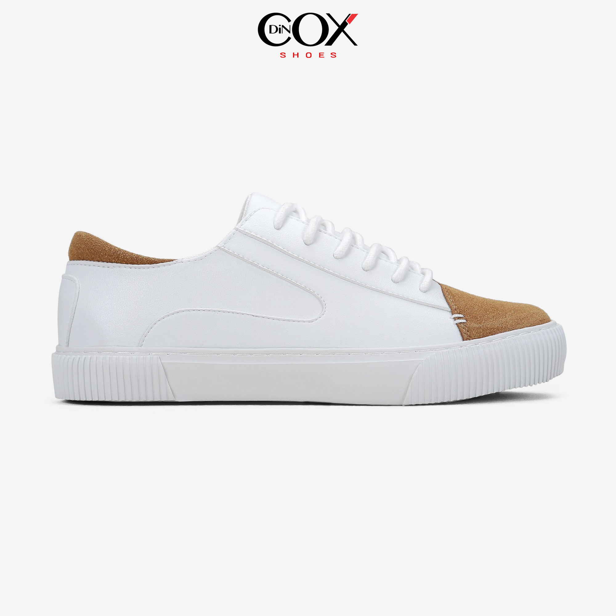 Giày Sneaker Dincox D07 White Tan thumbnail