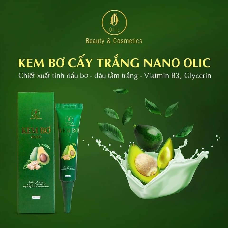 Kem Bơ OLIC Dưỡng Trắng Mịn Da 3in1
