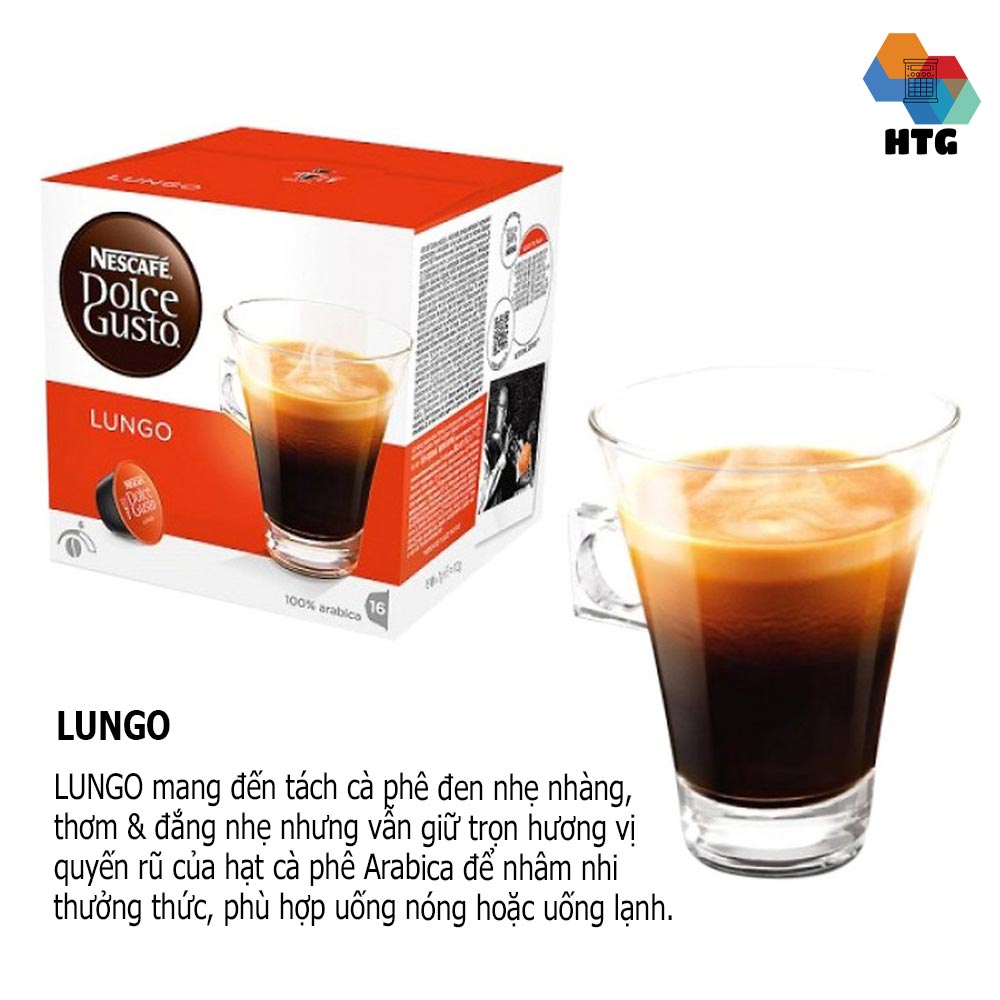 Cà phê viên nén Nescafe Dolce Gusto 16 viên/hộp các vị