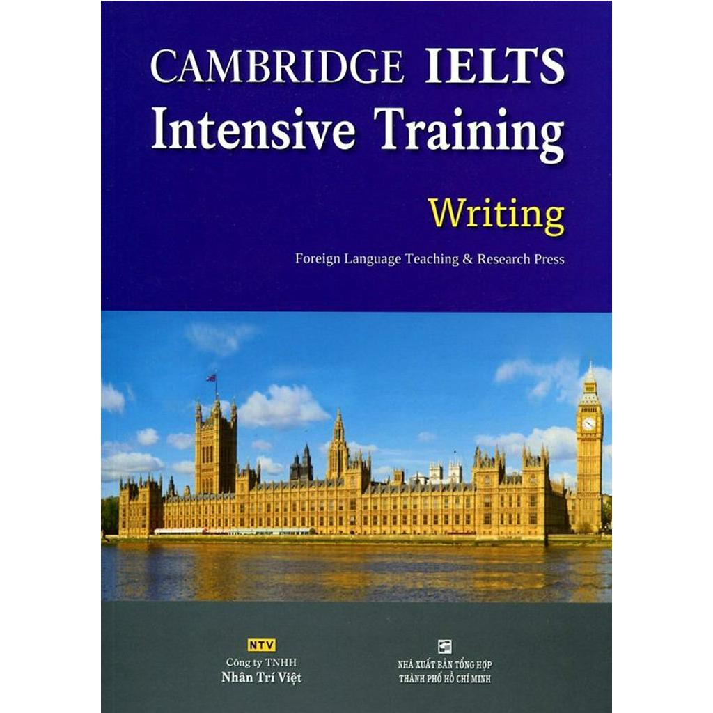 Nhà sách Minh Tâm _ Sách - Cambridge IELTS Intensive Training Writing