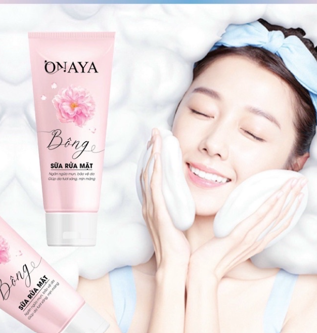 Sữa rửa mặt Bông trắng sáng mịn da