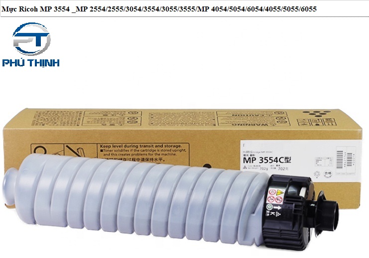 Mực cartridge mp3554s ricoh mp2554/3054/3554