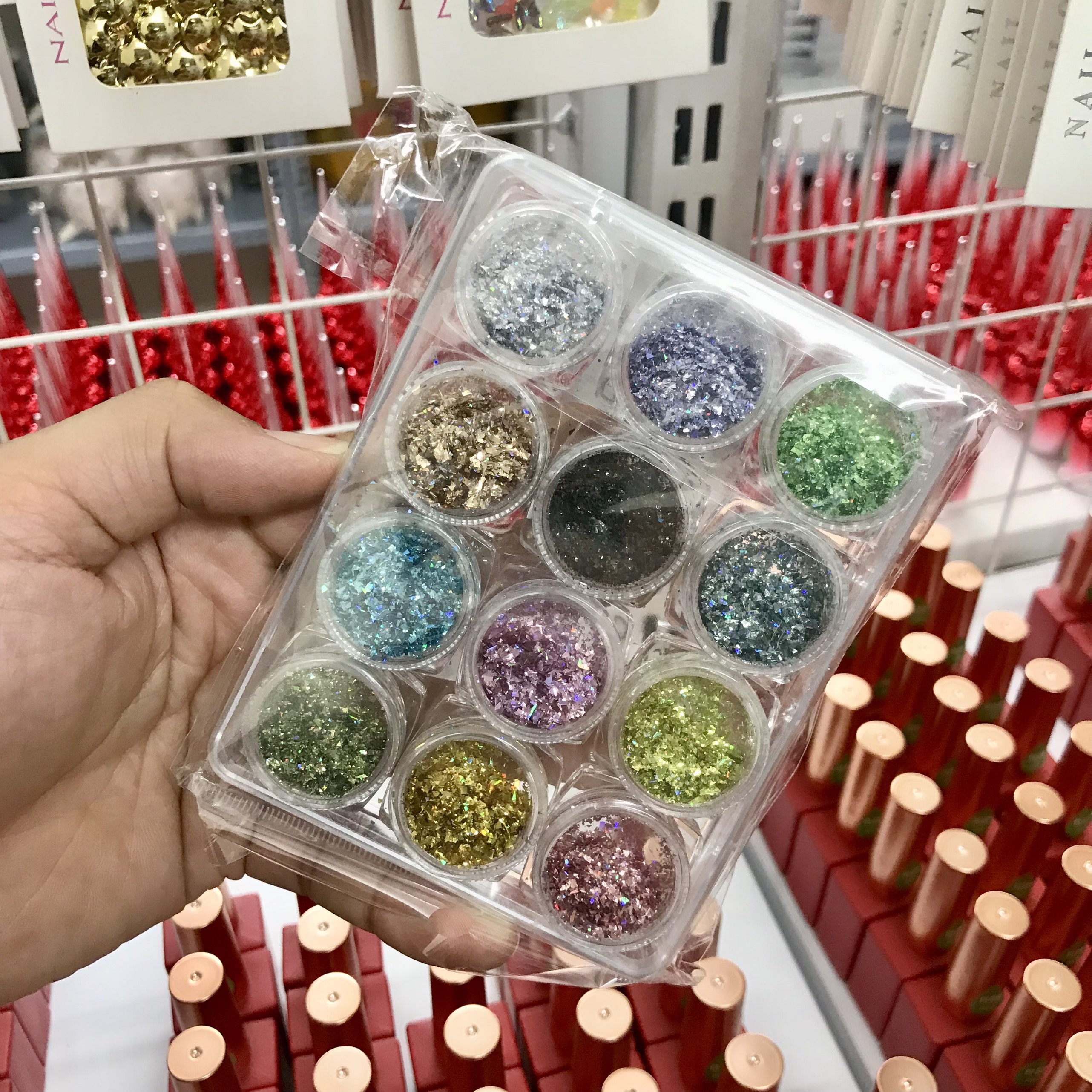 Nhủ khổng tước sét 12 màu - Sugar Nails