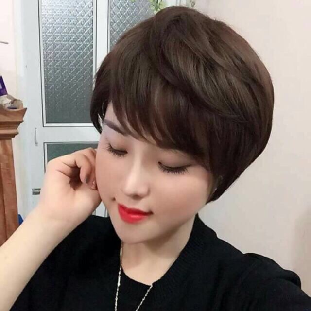 Tóc Giả Nữ Nguyên Đầu Tomboy, Tóc Tém