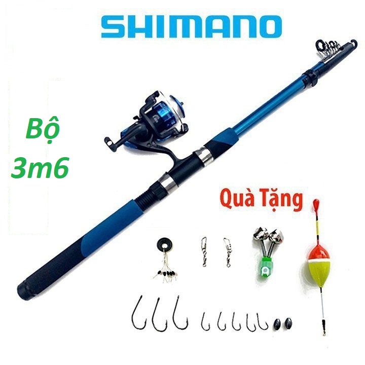 BỘ CẦN CÂU MÁY KÈM 10 MÓN PHỤ KIỆN (rẻ vô địch)