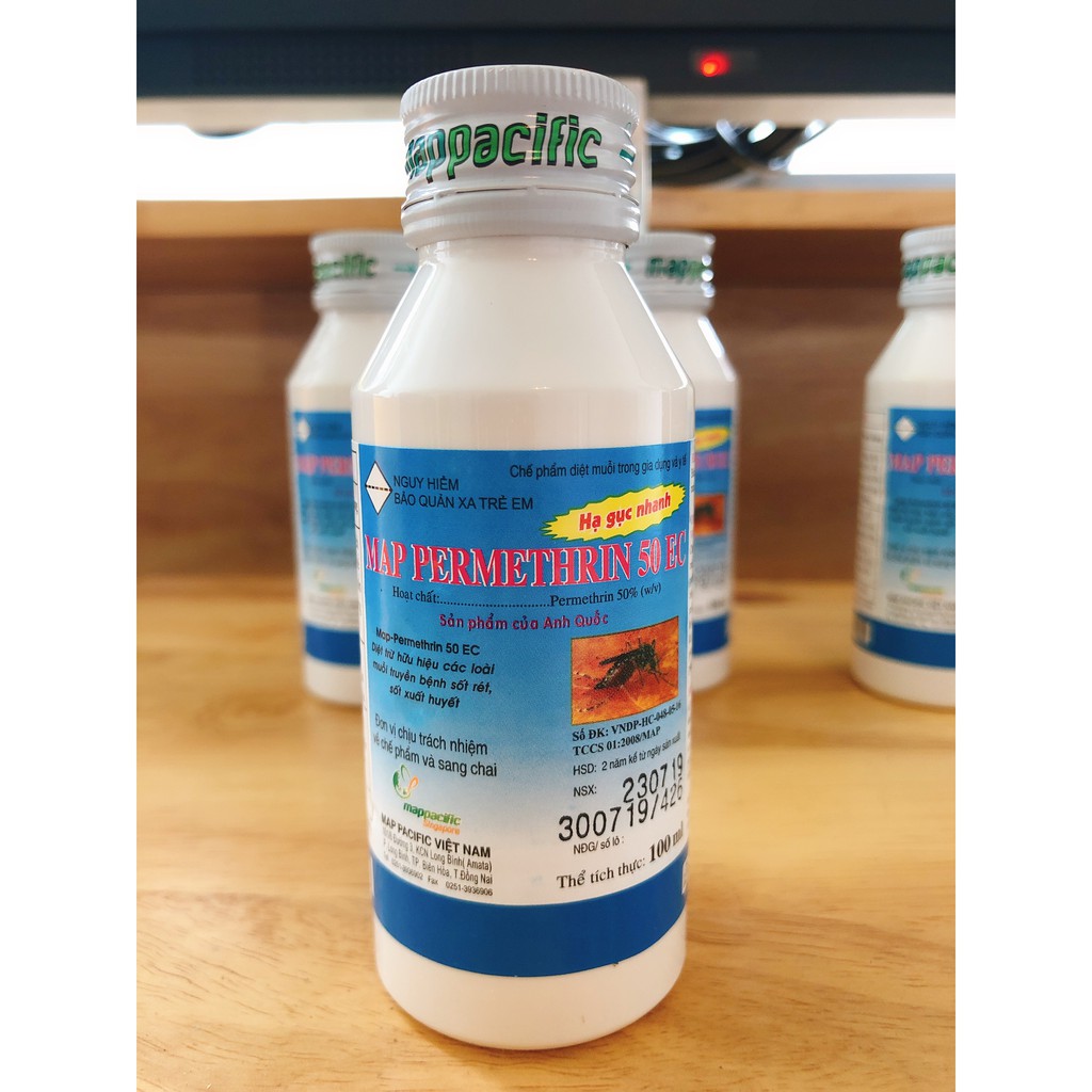 Thuố c Diệt Muỗi Và Côn Trùng Permethrin 50ec chai 100ml