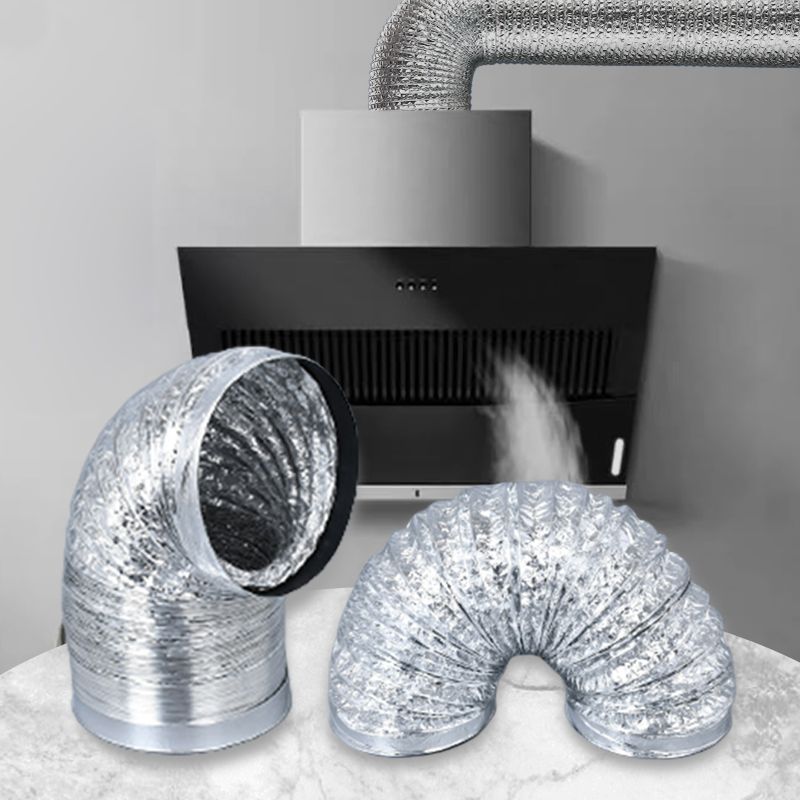 Flexible Aluminum Foil Ducting Ventilation Air Hose Vent System For ...