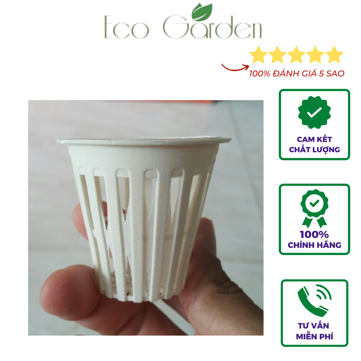 Bộ 50/100 rọ thủy canh 55x50x30mm (rọ nhỏ)