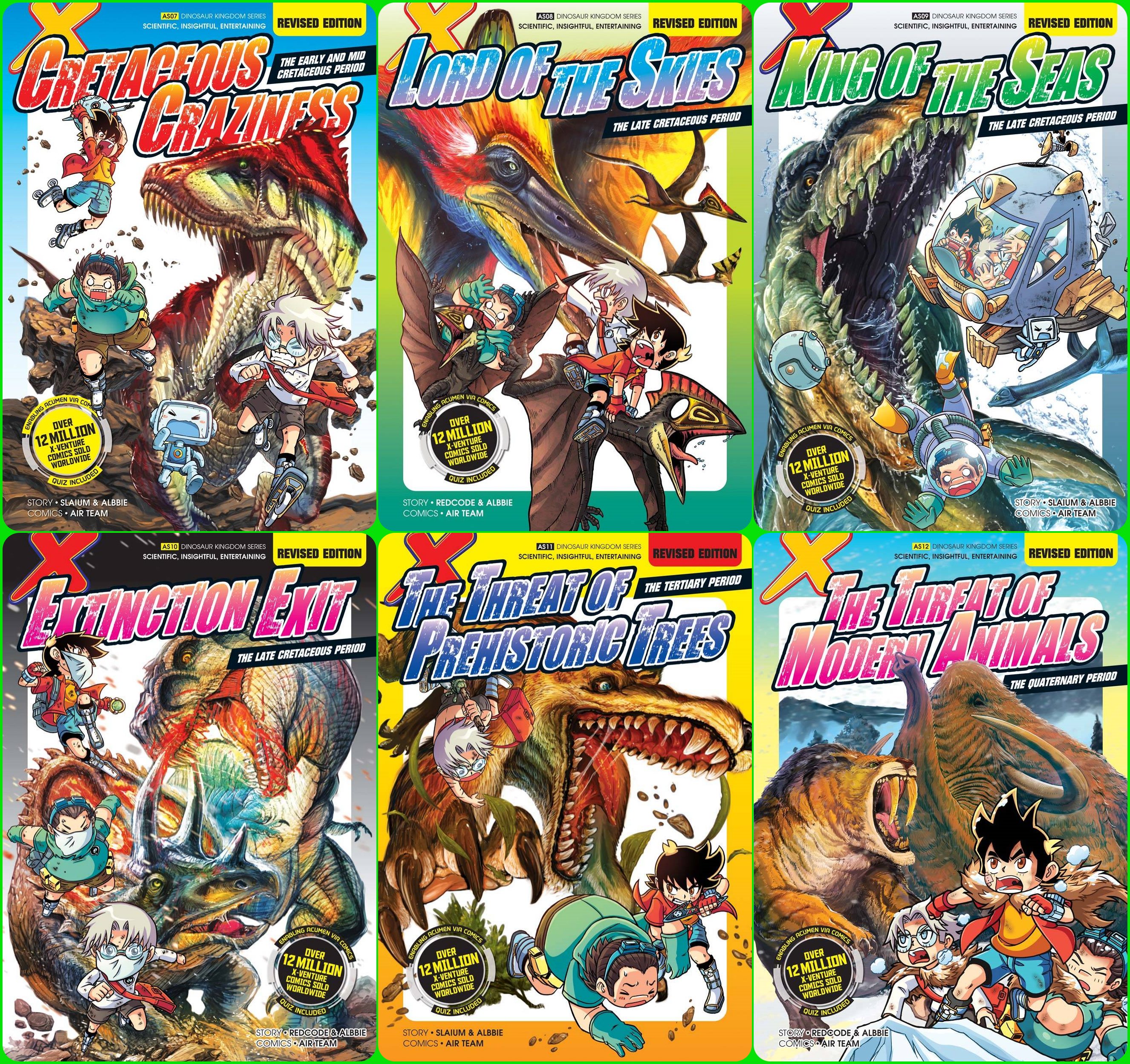 X-VENTURE Dinosaur Kingdom (Revised Edition) AS01-AS12 (End