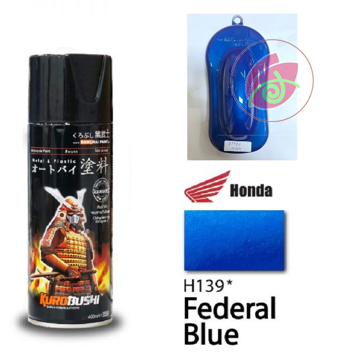 Sơn samurai sơn xịt màu xanh dương honda h139