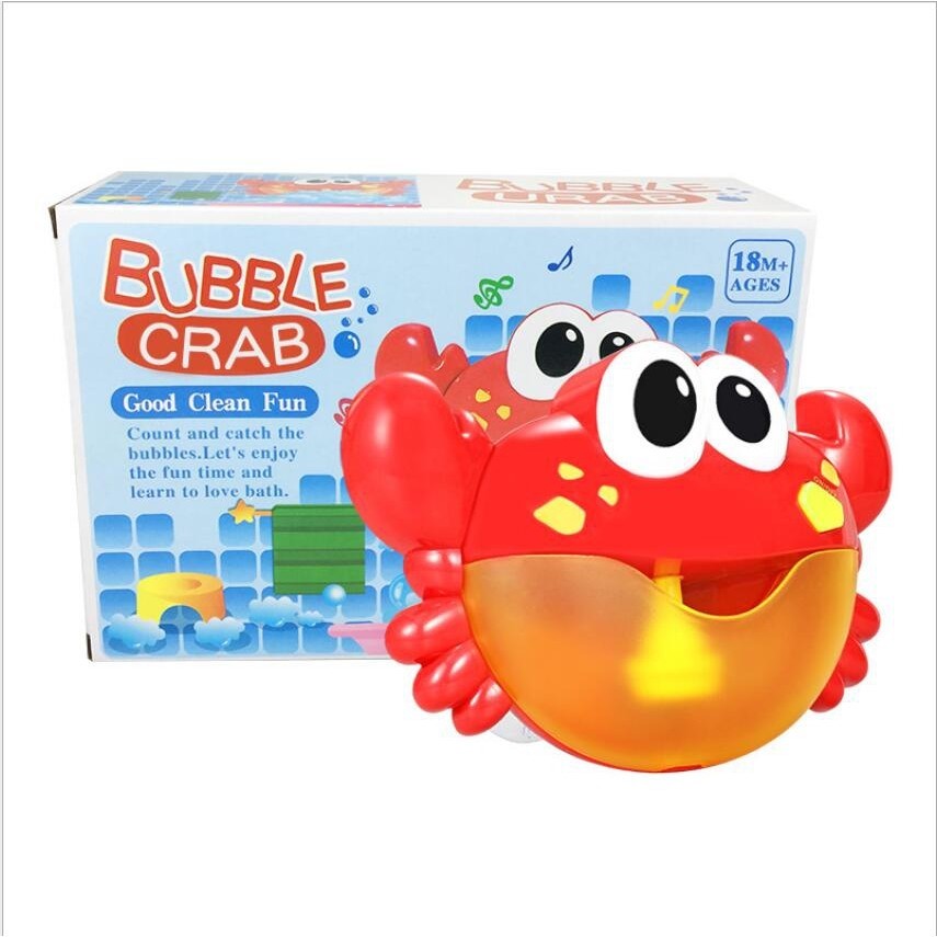 fun bubble crab bath musical toy