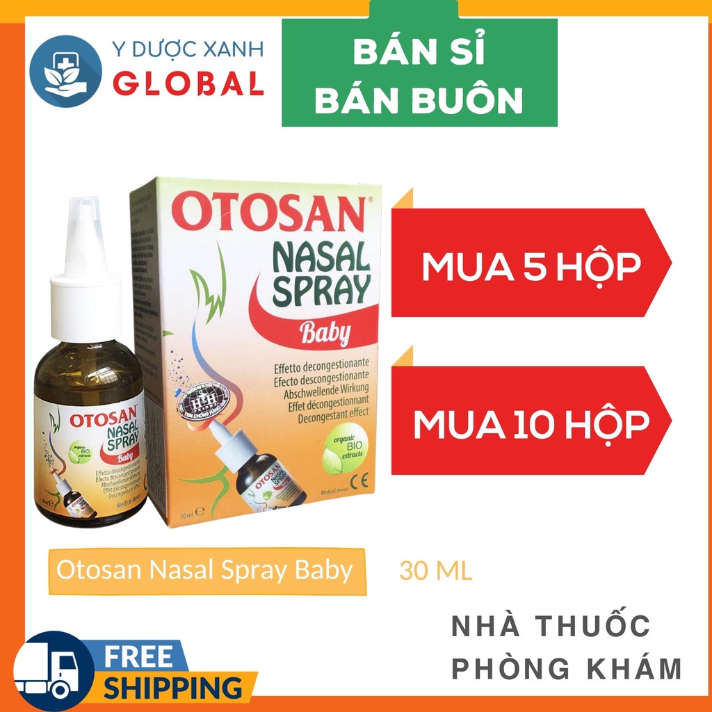 Otosan nasal spray baby anti-inflammatory nasal spray - green medicine