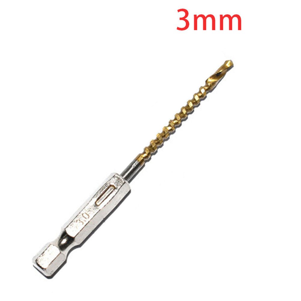 1Pcs Multifunction Hss Drill Bits Hex Shank Metal Titanium Auger Punch Tools More Efficient Drilling