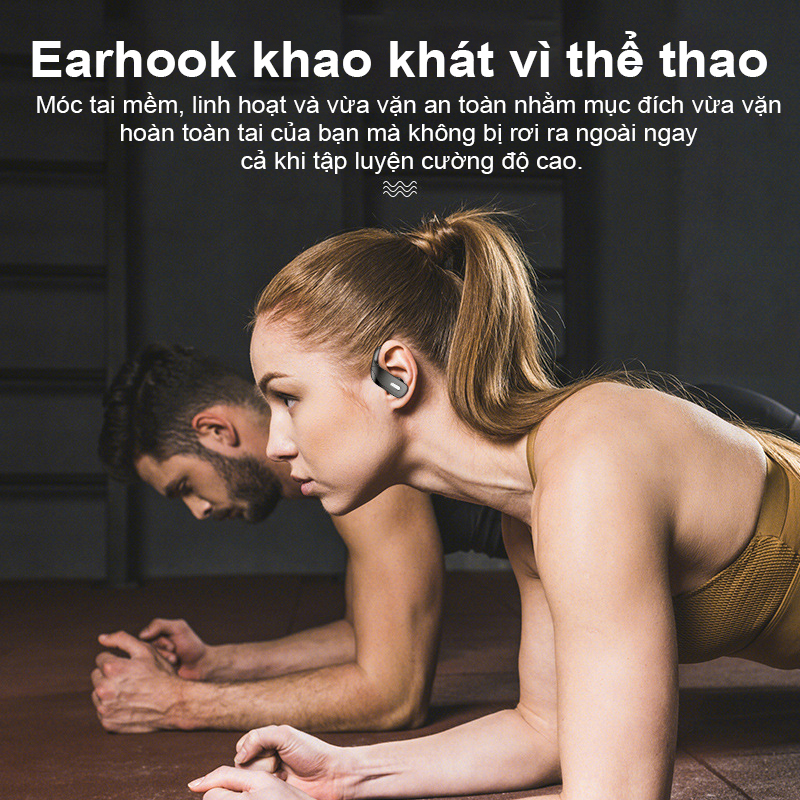 Tai Nghe Treo Tai Newmsnr Tai Nghe Không Dây Chất Lượng Âm Thanh Không Tổn Hao Tai Nghe Bluetooth IPX5 Tai Nghe Chống Nước Tích Hợp Mic Tai Nghe Không Dây Thể Thao Bluetooth5.0