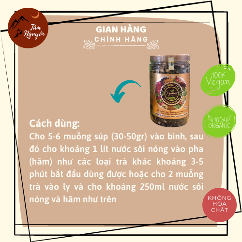 [Có sẵn] Trà an sinh organic Hộp 500g