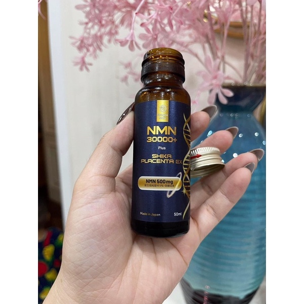 Hộp 10 lọ NMN 30000 Plus Shika Placenta EX