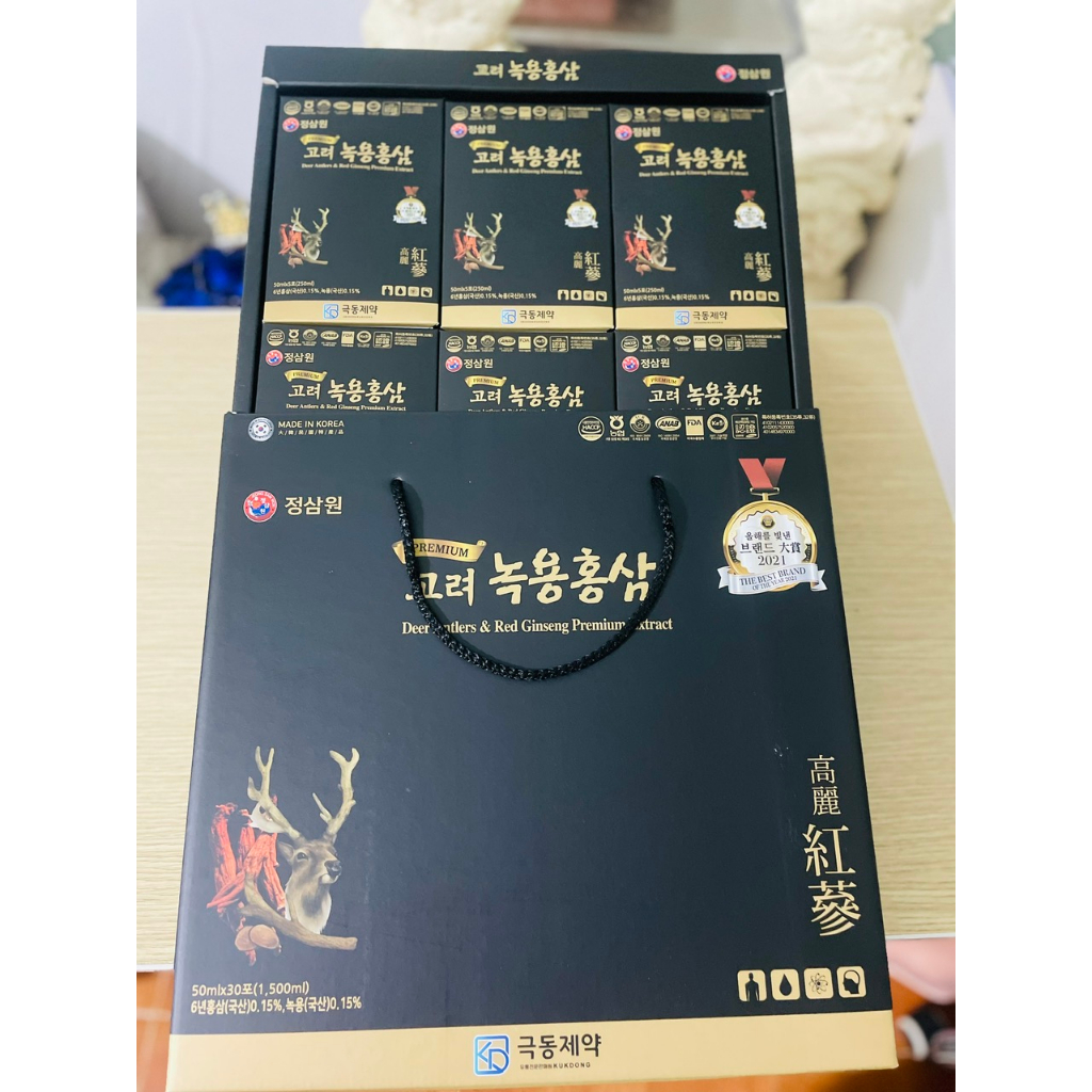 (5 gói) SÂM NHUNG HƯU GORYEO HÀN QUỐC CHÍNH HÃNG