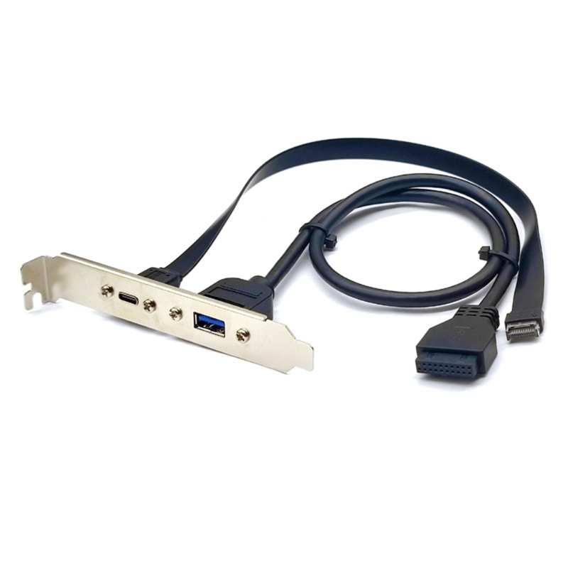 Usb3.2 usb 3.2 front panel header type-e type e to usb-c type-c c female extension cable with panel mount screw