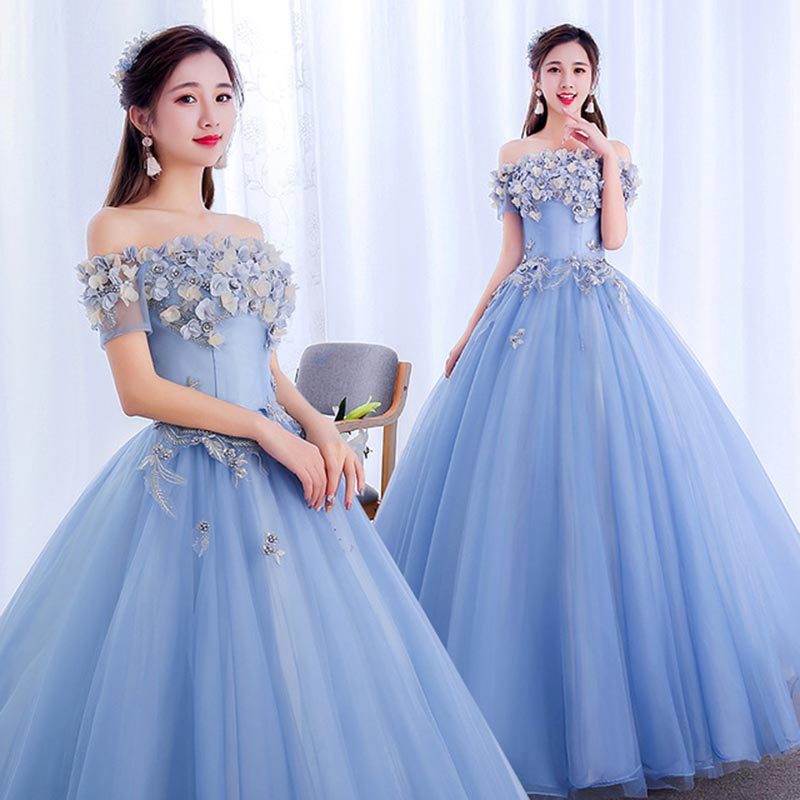 Hong Hu Formal Evening Dress For Women 2023 New Colorful wedding stage solo  tutu skirt meeting host long costume women | Lazada PH