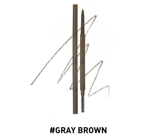 Chì Kẻ Mày 2 Đầu 3CE Super Slim Eye Brow Pencil