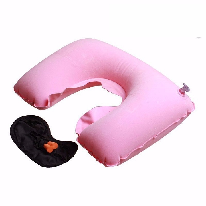 (SỈ) Bộ 3 Món Gối Ngủ Hơi Du Lịch