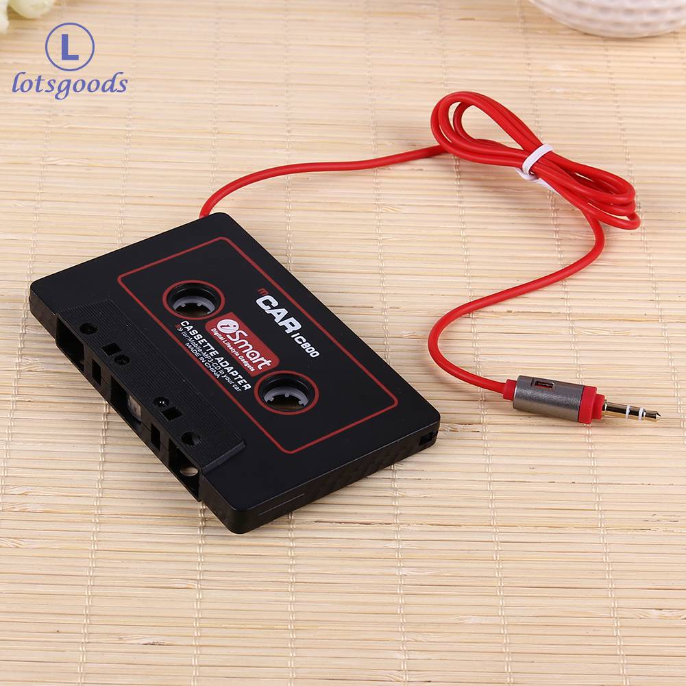 Car Audio Cassette to Aux Adapter 3.5 mm Aux Cable Tape Adapter