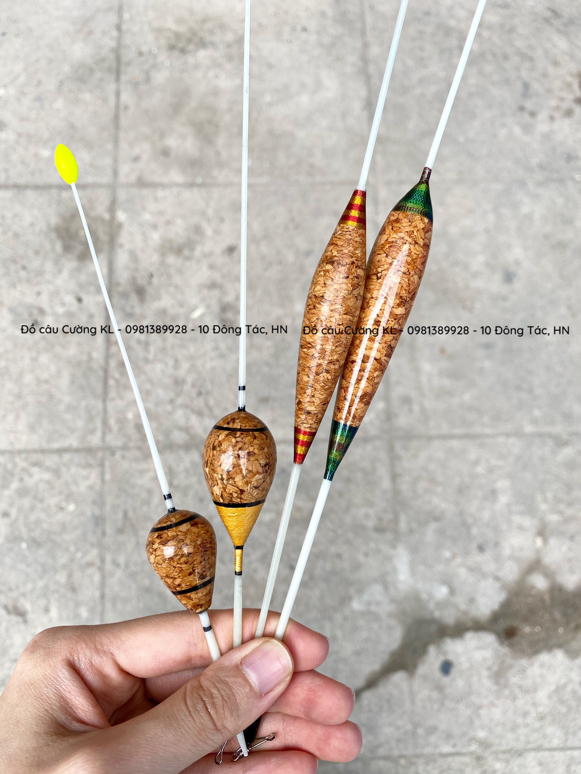 Phao câu cá lie các cỡ