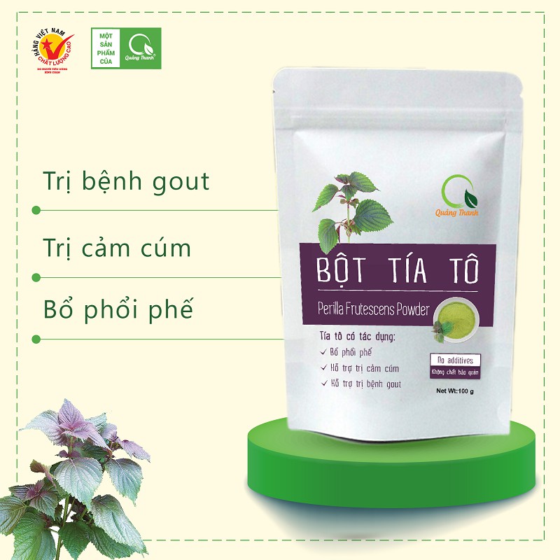 Bột tía tô quảng thanh 100g