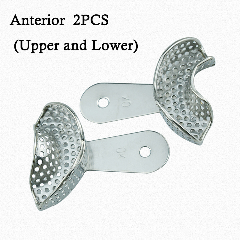 Stainless Steel Dental Trays Upper Lower Impression Trays Autoclavable