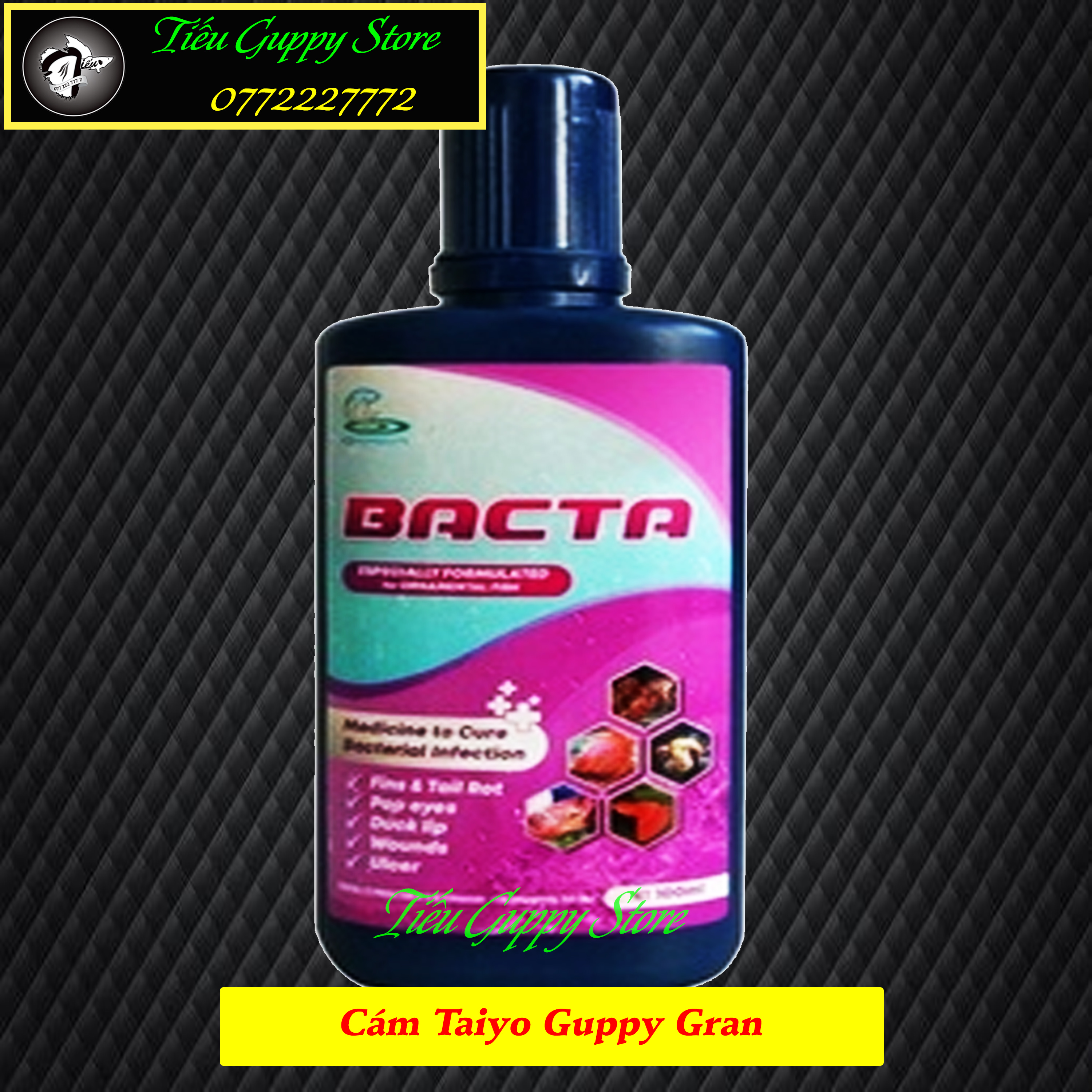 Bacta - sản phẩm hỗ trợ cá bị lở loét và đục mắt đến từ thái lan