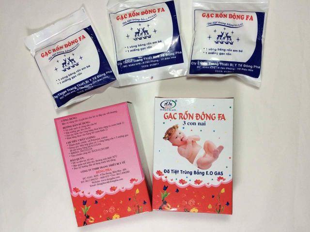 Hộp 3 chiếc Băng rốn cho bé sơ sinh